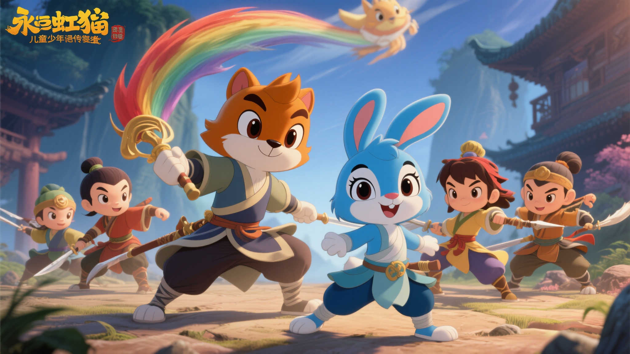 童年经典再现!《永劫无间》携手《虹猫蓝兔》开启联动! 童年经典再现!《永劫无间》携手《虹猫蓝兔》开启联动!