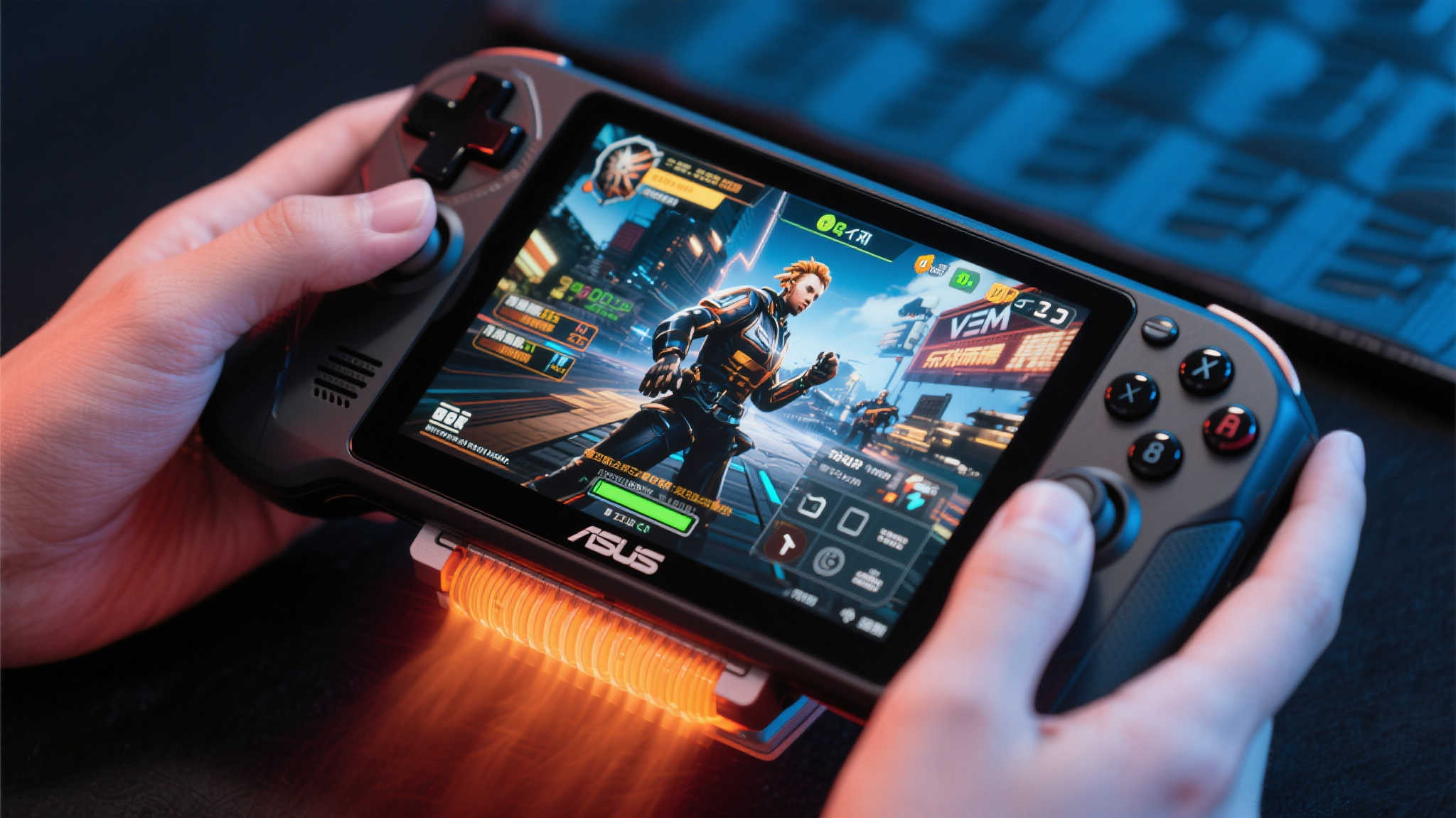 华硕游戏掌机挑战《毁灭战士：黑暗时代》：画质与帧数需妥协